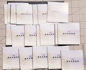 Lotto 22 Orologi Ufficiali Skagen Garanzia Ricambi Parti Libretto - Foto 1 di 8