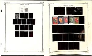 French Sud. Stamp Collection on 14 Scott Specialty Pages, 1894-1944 (BA) - Picture 1 of 4