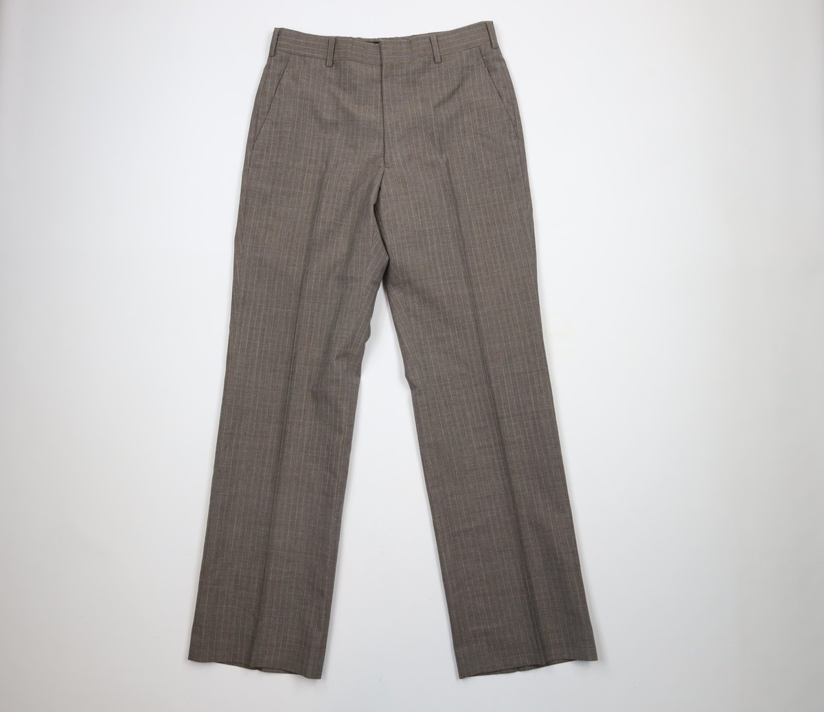 パンツ wide buggy stripe slacks used Brigitte Pinstripe Wide Leg Pants | Chico's