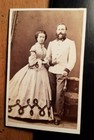 Hauptmann Roman Neupauer & Caroline Schreiner ? ca. 1860er Jahre CDV Venedig