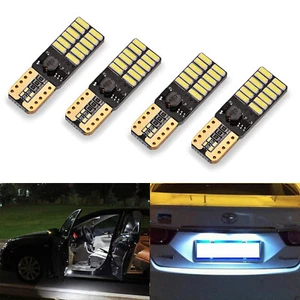 4x T10 194 W5W Cool White LED Bulb 4014 Super Bright Side Marker Light for Lexus - Picture 1 of 8