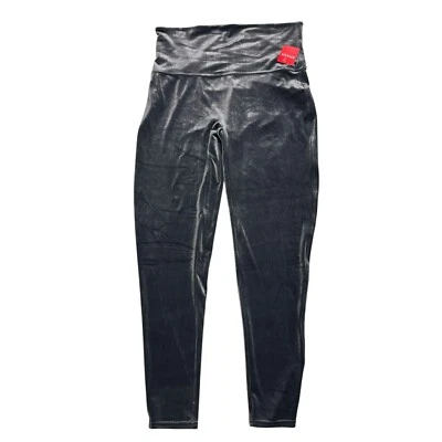 NUEVO Leggings de Terciopelo Spanx para Mujer 2X Plateados Cromo Cintura Alta Elastizados $102 Foto 1 de 4