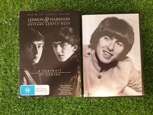 LENNON & HARRISON:-GUITARS GENTLY WEEP-DVD+CD+BOOK-DVD-BOX SET-ALL REG-LIKE NEW - Picture 1 of 5