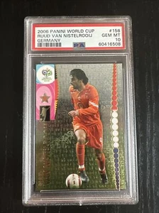 2006 Panini World Cup Soccer Germany #158 Ruud Van Nistelrooy PSA 10 Netherlands - Picture 1 of 2