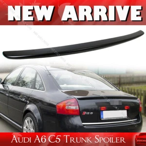 Fit For Audi A6 Quattro C5 4D Sedan A Type Trunk Spoiler 1998 Painted Color ABS - Picture 1 of 3