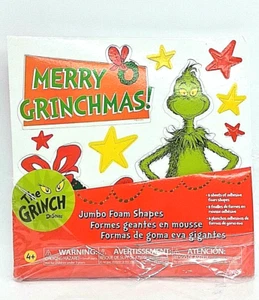 Dr. Seuss Grinch Jumbo Schaumstoff selbstklebende Formen Weihnachten Malbuch - Bild 1 von 8