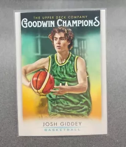 2021 Upper Deck Goodwin Champions #26 Josh Giddey OKC BULLS Rookie RC - Picture 1 of 2