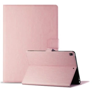 For 10.2" iPad 8 2020 iPad 7 2019 Protective Case Leather Folio Cover Pink - Picture 1 of 1