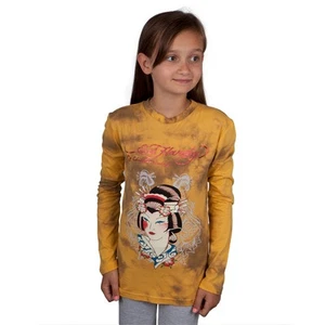 Ed Hardy - Geisha In Koi Vail Girls Girls Juvy Long Sleeve - Picture 1 of 1