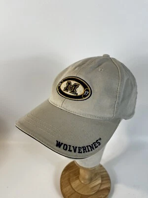 Michigan Wolverines Drew Pearson Gorra Ajustable Sombrero MU Bronceado Foto 1 de 4