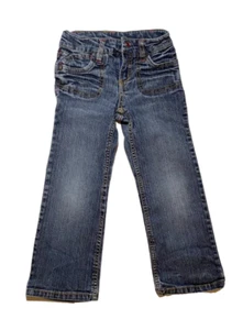 Sonoma Blue denim jean pant girls size 5 slim Hearts - Picture 1 of 3