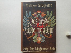 Großes Spielemagazin von Walter Bachetta altes Spielebuch mit Schachanleitung - Bild 1 von 7