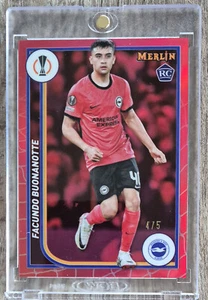 2023-24 Topps Merlin Chrome Facundo Buonanotte RC /5 Red Refractor rookie - Bild 1 von 2