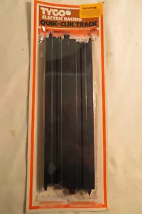 PR NOS TYCO ELÉCTRICO CARRERAS QUIK-CLIK PISTA 9" ADAPTADOR RECTO #6701 ANTIGUO A NUEVO - Imagen 1 de 2