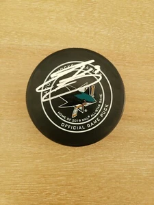 Evander Kane San Jose Home Of The 2019 NHL All-star Game Signed Puck - Picture 1 of 2