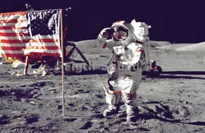 Bildfoto NASA-Astronaut Eugene Cernan letzter Mann auf dem Mond 5174 - Bild 1 von 1