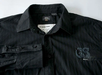 G Star Shirt Black Stripe Size XL *14eg1030a6 - Image 1 of 4