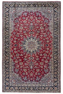 Najafabad Handgeknüpfter Perserteppich 341x223 cm-Orient,Carpet,Rug,Rot - Picture 1 of 14