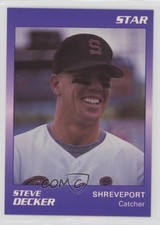 1990 Star Shreveport Captains Steve Decker #5