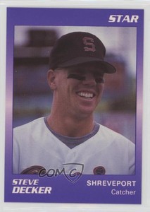 1990 Star Shreveport Captains Steve Decker #5
