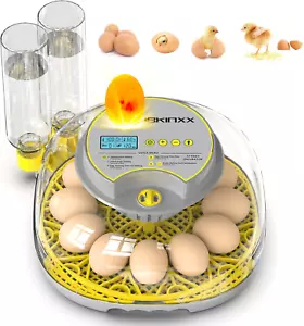 Incubator for Hatching Eggs-12 Egg Capacity, Automatic Egg Turner, Temperature & - Picture 1 of 12