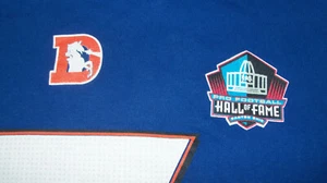 Official JOHN ELWAY CANTON HALL OF FAME JERSEY SHIRT Small #7 DENVER BRONCOS NFL - Picture 1 of 5