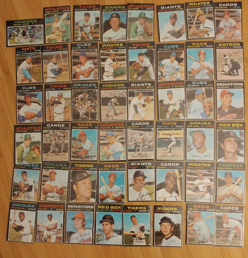 1971 Topps Baseball Cards  - Stars, Stars, Stars UPDATED 7/30/25 - Image 1 of 1