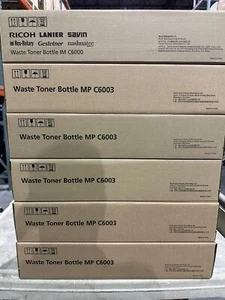 New Listing6 - Ricoh 416890 Waste Toner Bottle MP C6003 Genuine OEM New Free Shipping