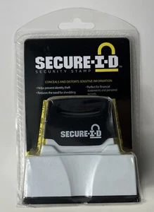 Secure I-D Security Stamp Conceals And Distorts Sensitive Information - New !! - Picture 1 of 5
