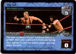 WWE: Tag Out (SS2) [Played] card type Mid-match Action Raw Deal Wrestling WWF - Picture 1 of 1