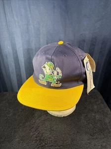 Notre Dame Sports Specialties Vintage 1990s Two Tone Snapback Cap - NWT - Picture 1 of 10