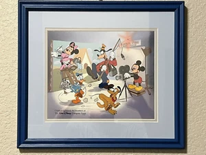 DISNEY SERICEL ART FAB 5 / FABULOUS FIVE ON MOVIE SET - CAL ARTS mattiert/gerahmt - Bild 1 von 6