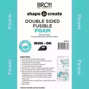Birch Shape To Create Double Sided Fusible Foam - 5 Metre roll - Picture 1 of 5