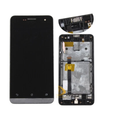 Black For Asus Zenfone 5 A500CG LCD Screen Touch Display Glass Assembly Frame @w - Image 1 of 4