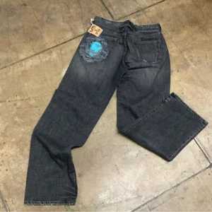 Men's Live Mechanics Black Faded Denim Pants NWT - Picture 1 of 2