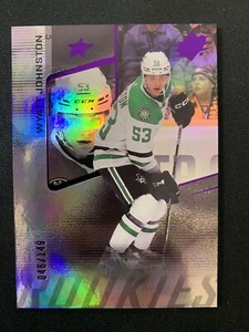 2022-23 UPPER DECK SPX PURPLE COLORED HOLOFOIL 46/149 WYATT JOHNSTON 185