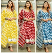 Readymade Indian Elegant Kurta Kurti Palazzo Beautiful Dupatta Salwar Kameez