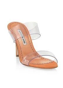 Mulas de PVC Manolo Blahnik esculto 90 mm - Imagen 1 de 7