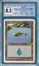 Island (171) Portal Three Kingdoms Graded CGC 8.5 (3789590095) ABUGames