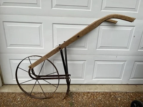 Vintage Antique Rustic Cultivator Plow Farm Garden Yard Art - LOCAL PICKUP Cover