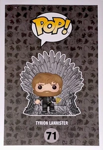 Funko POP! Television Game Of Thrones Tyrion Lannister Iron Throne #71 Vinyl NEW - Picture 1 of 8