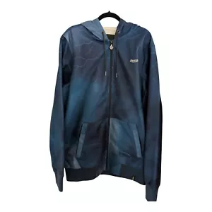 Volcom Windblocker Fleece Blue Full Zip XL Clouds Outdoors EUC - Picture 1 of 11