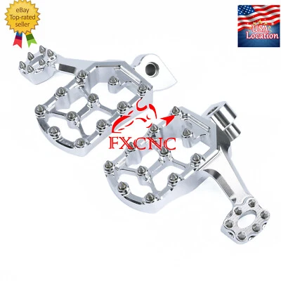 Pedais estendidos apoio para os pés CNC sujeira para Yamaha YZ250FX YZ450FX 2015-2024 - Imagem 1 de 4