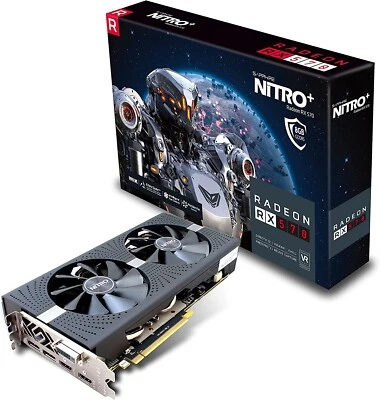 Scheda Video SAPPHIRE NITRO+ (no Pulse) Radeon RX 570 8GB GDDR5 (11266-09) - Immagine 1 di 4