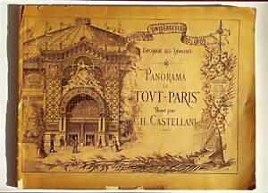 ❤️RARE Exposition Universelle 1889 Tout Paris Expo World Fair Tour Eiffel Tower❤