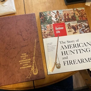 1959 "The Story of American Hunting and Firearms" w/ Slipcase & Dust Jacket  - Imagen 1 de 7