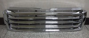 FRONT GRILLE CHROME LX570 TYPE FOR TOYOTA LAND CRUISER PRADO FJ150 '09-'13 - Picture 1 of 1