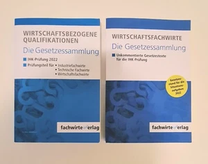 Gesetzessammlungen für Wirtschaftsfachwirte IHK-Prüfung - Bild 1 von 3