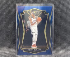 Kevin Durant Blue Premier Level 2020-21 Select Basketball #101 Nets NBA Card