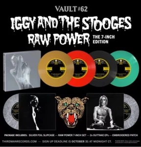 Iggy & The Stooges Raw Power 7 in Edition 2024 Vinyl Third Man Records Vault 62 - Picture 1 of 5